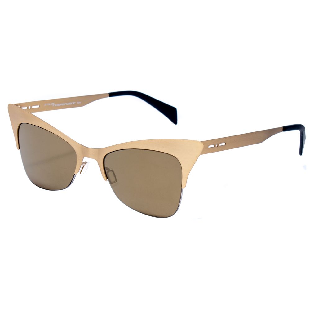 Italia Independent Gold Metallsonnenbrille