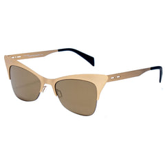 Italia Independent Gold Metallsonnenbrille