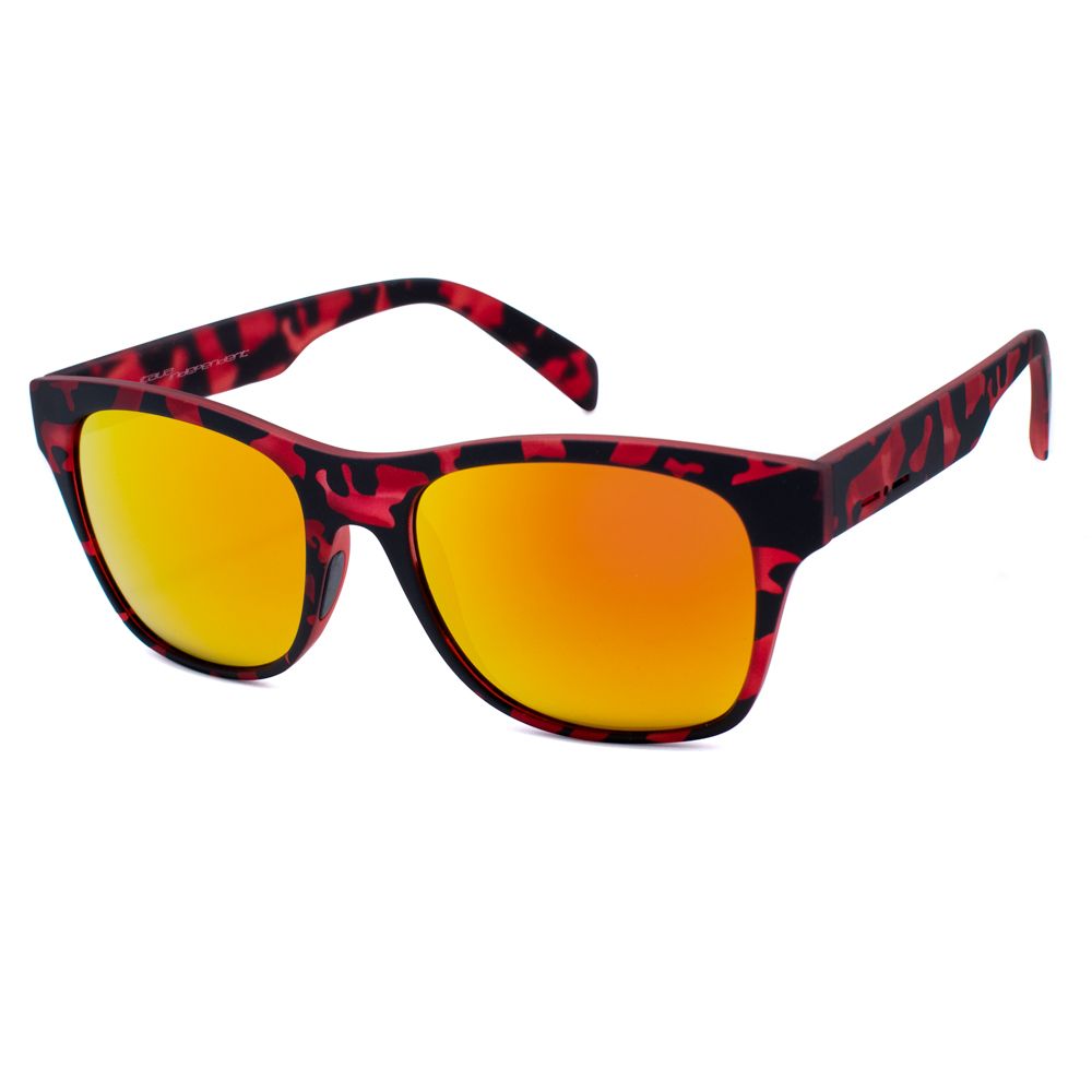 Italia Independent rote Azetat-Sonnenbrille
