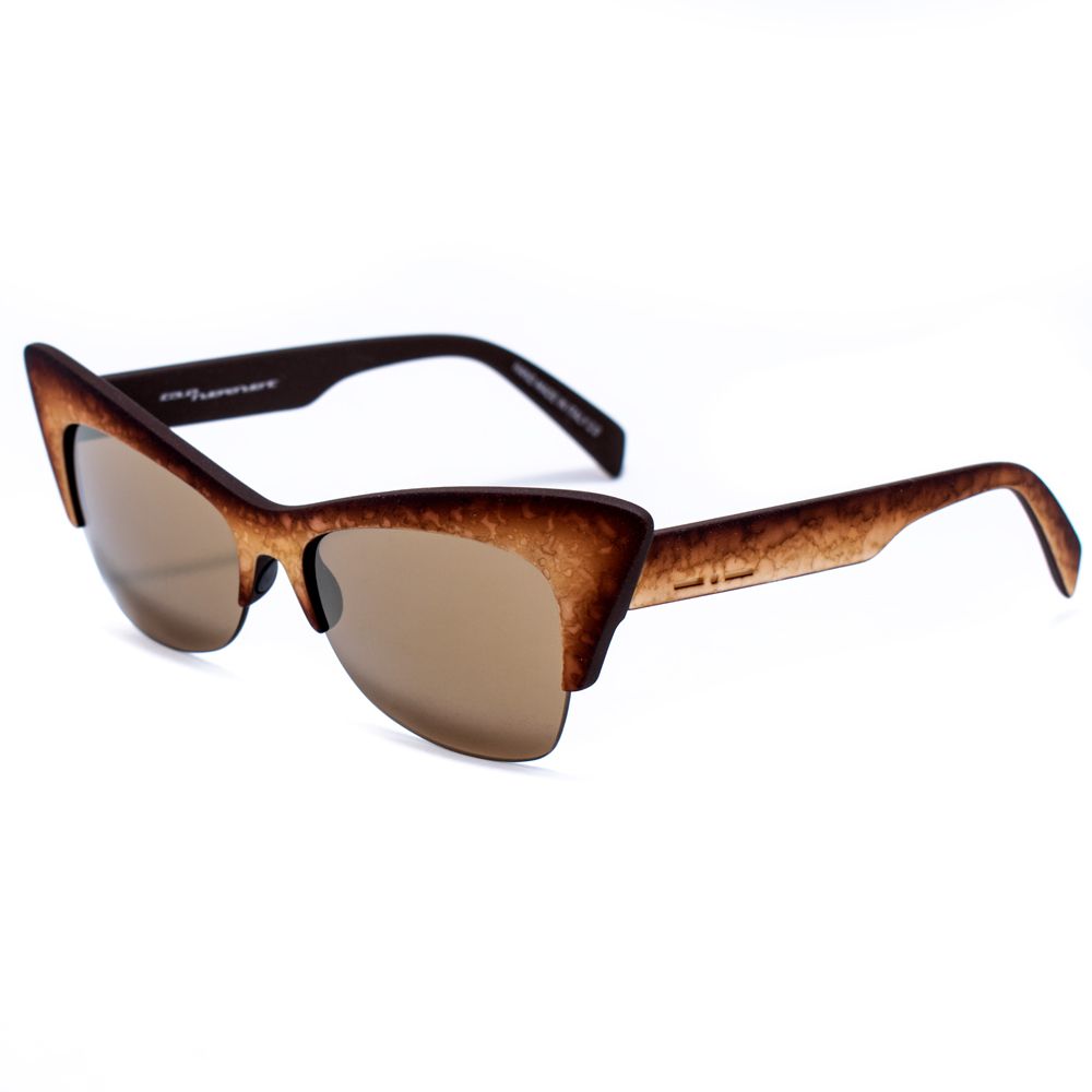 Italia Independent Braune Azetat-Sonnenbrille