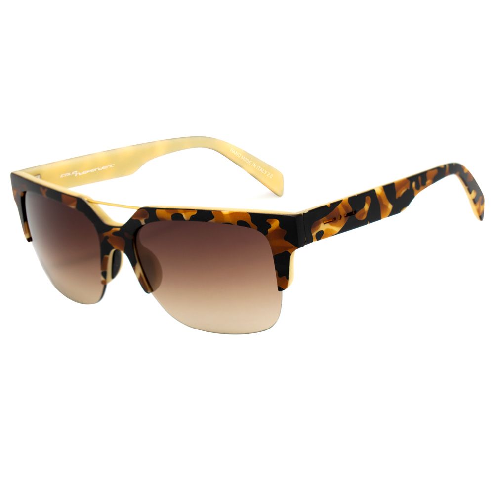 Italia Independent Braune Azetat-Sonnenbrille