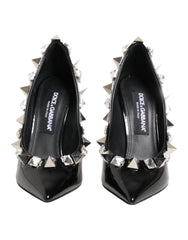 Dolce & Gabbana Zwarte Kristallen Stiletto Pumps