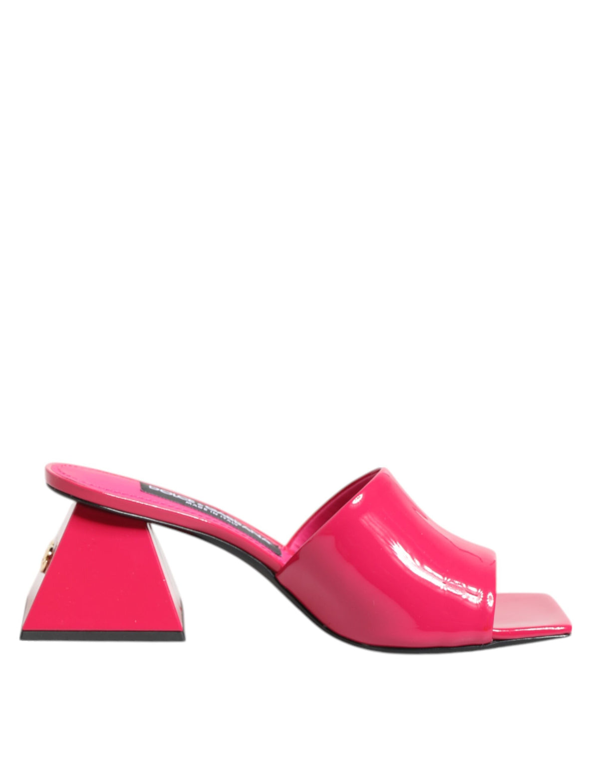 Dolce & Gabbana Pinke offene Sandalen mit Blockabsatz Pantoletten Schuhe