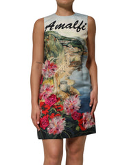 Dolce & Gabbana Multikleurig Mini Jurkje met Kristallen Versiering