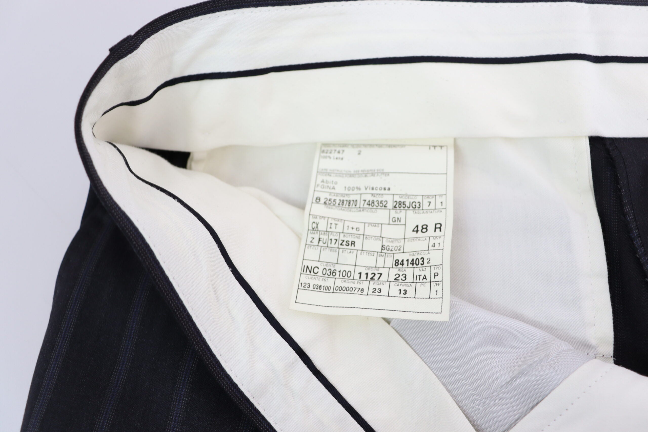 Dolce & Gabbana Anzughose aus grauem Wollgemisch