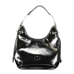 Twinset schwarze Polyurethan-Hobo-Bag für Damen