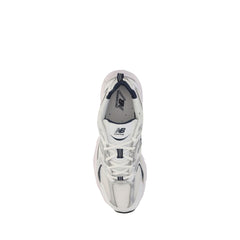 New Balance White Polyethylene Athletic Sneakers