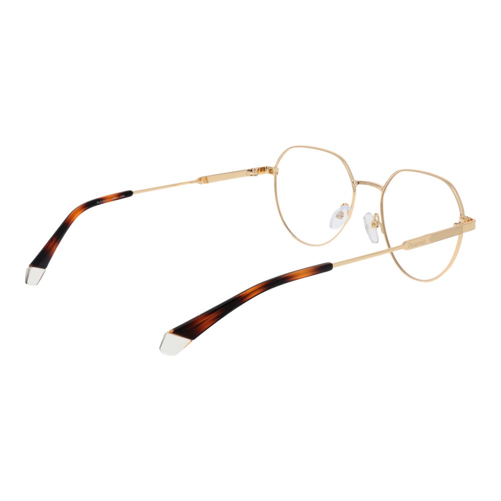 Polaroid Goldfarbene Metallbrille (Gestell)