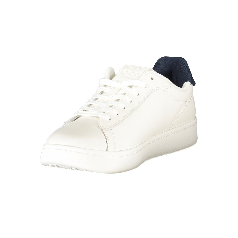 Tommy Hilfiger White Leather Men Sneaker