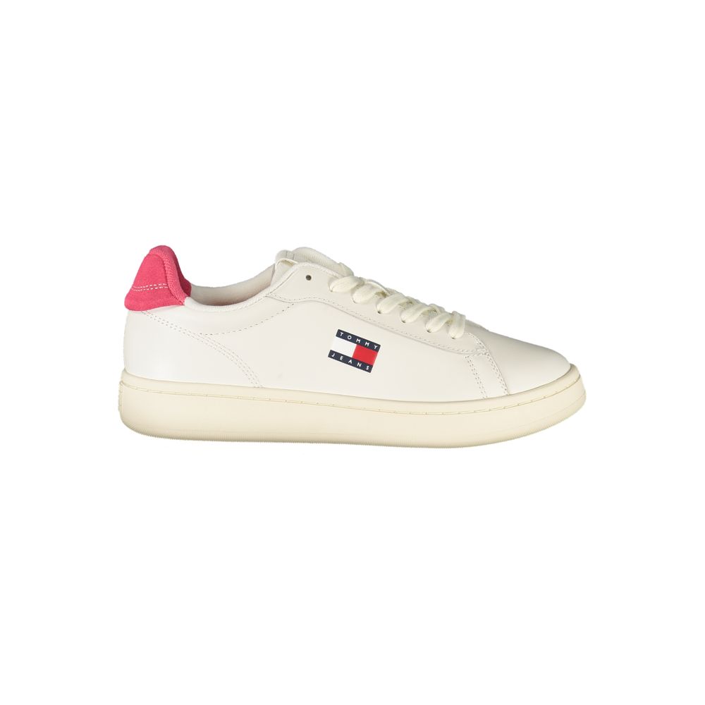 Tommy Hilfiger Bianco Damen Sneaker aus Polyurethan