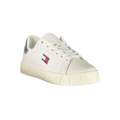 Tommy Hilfiger Bianco Damen Sneaker aus Polyurethan