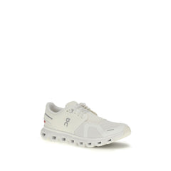 ON White Recycled Polyester Athletic Sneakers