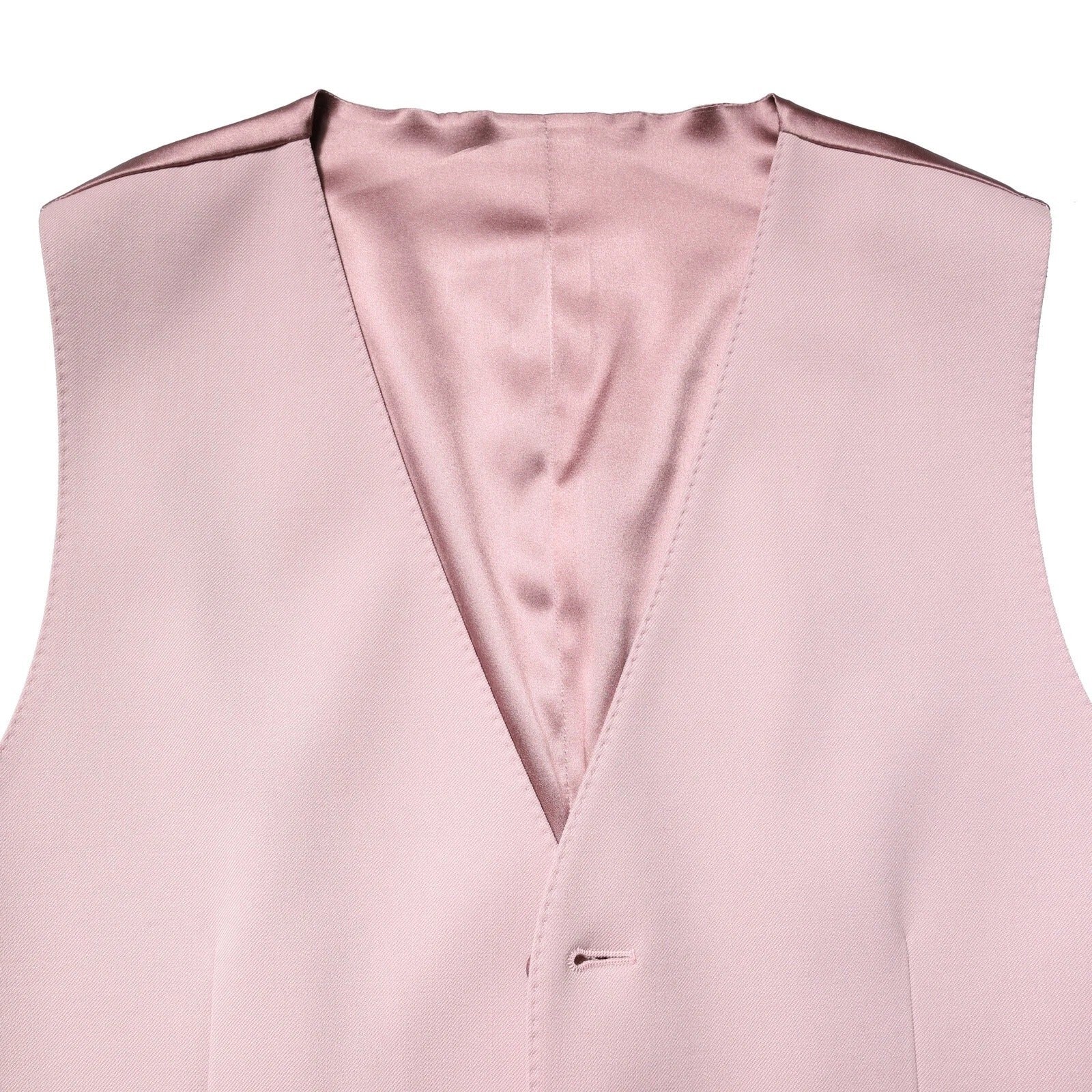 Dolce & Gabbana Rosa Wolle Kleid Formelle Herrenweste