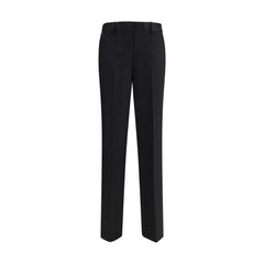 Lardini Zwarte wollen broek Oves Aries