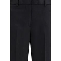Lardini Zwarte wollen broek Oves Aries