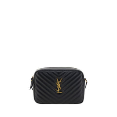 Saint Laurent Black Calf Leather Bos Taurus Shoulder Bag