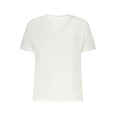 Tommy Hilfiger White Cotton Women T-Shirt