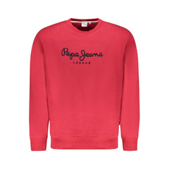 Pepe Jeans Red Cotton Men Sweater