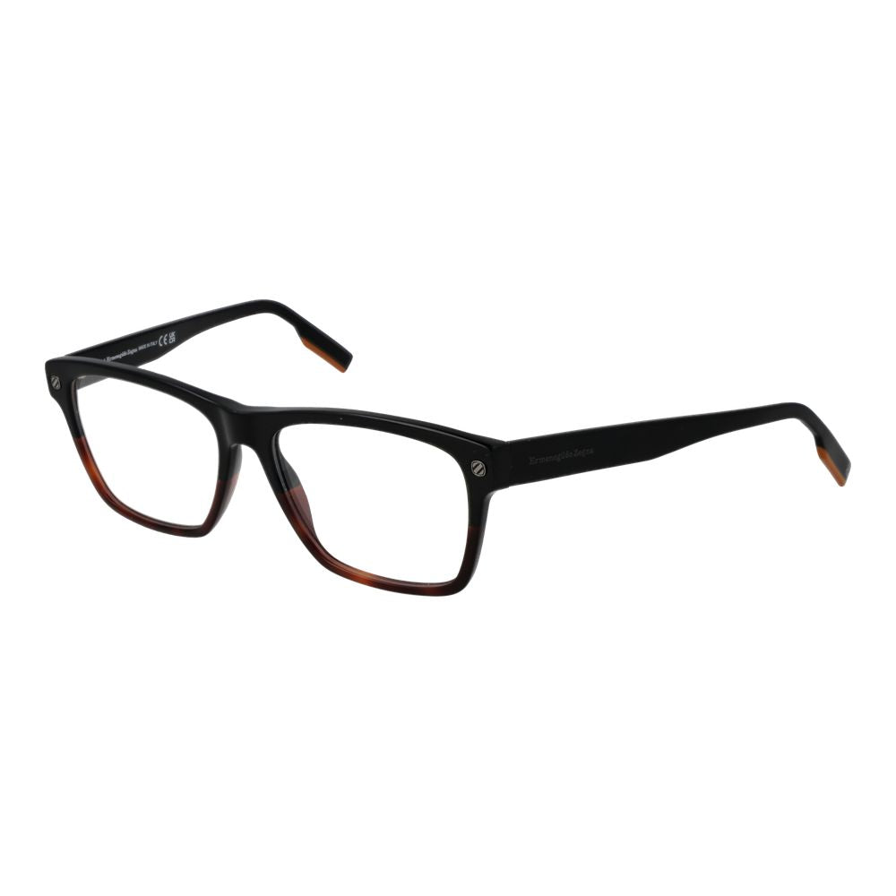 Ermenegildo Zegna Schwarze Acetatbrille (Gestell)