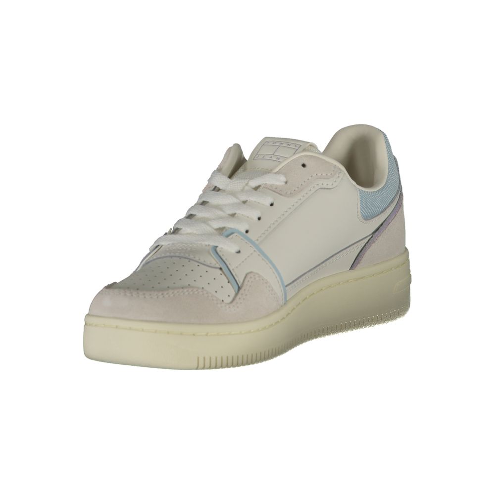 Tommy Hilfiger Bianco Damen Sneaker aus Polyurethan