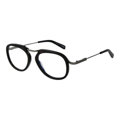 Ermenegildo Zegna Schwarze Metallbrille (Gestell)