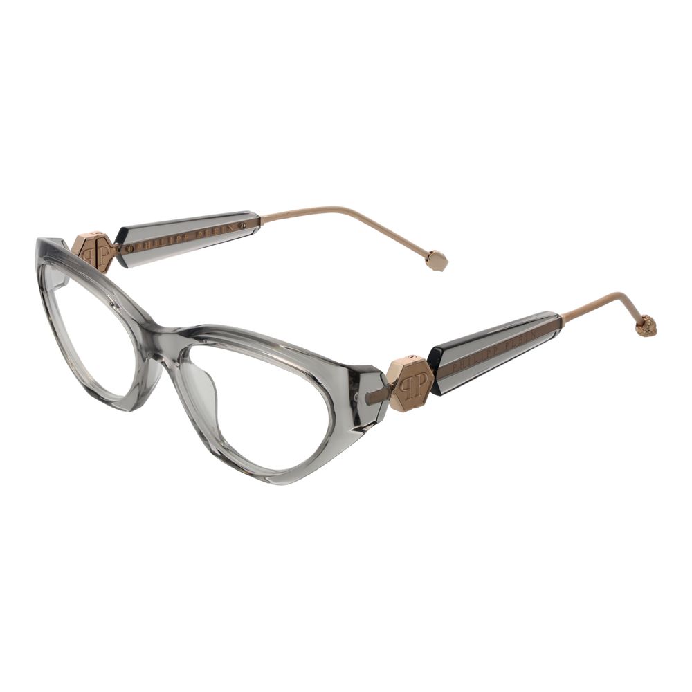 Philipp Plein Brille aus transparentem Zelluloseacetat