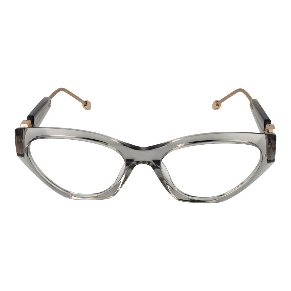 Philipp Plein Brille aus transparentem Zelluloseacetat