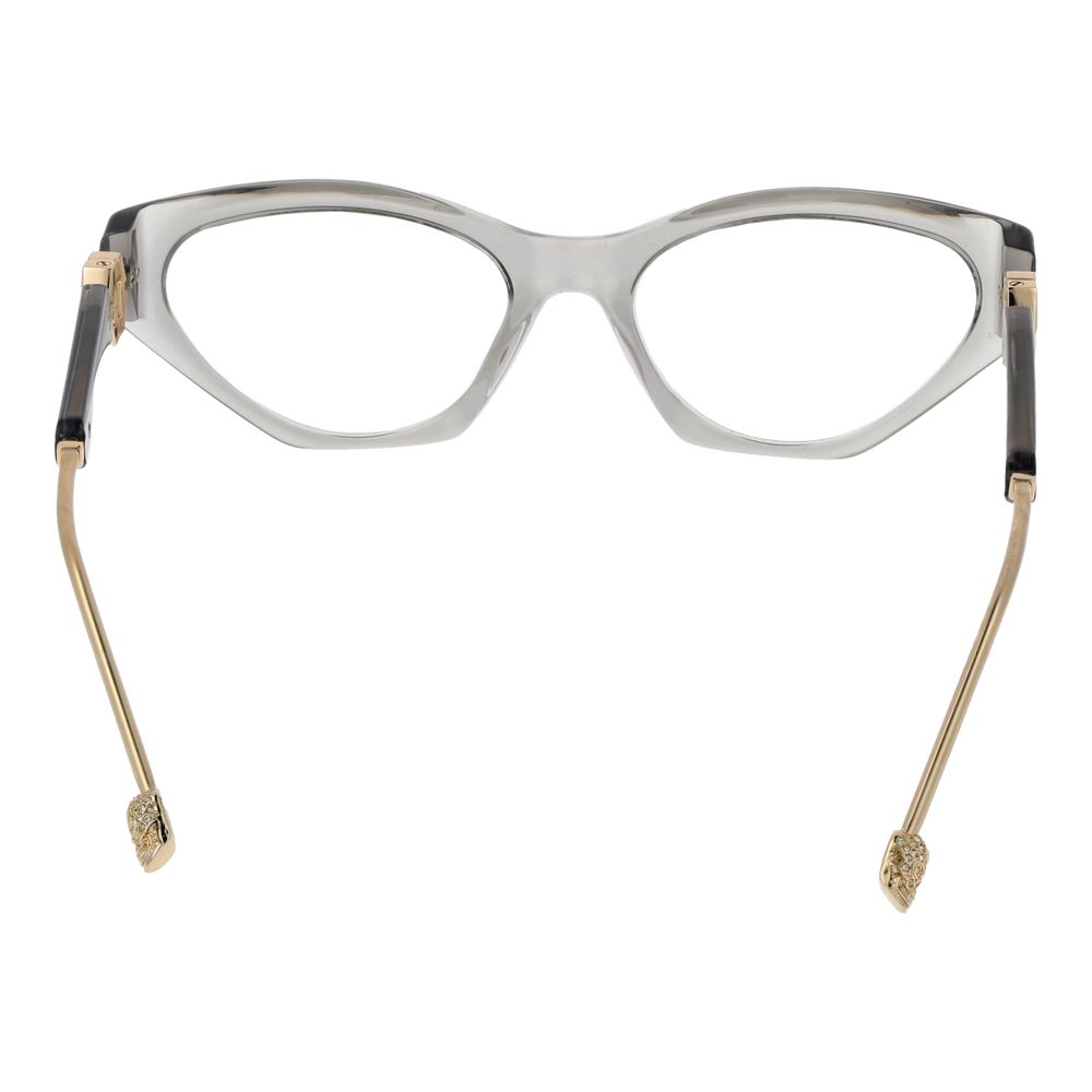 Philipp Plein Brille aus transparentem Zelluloseacetat