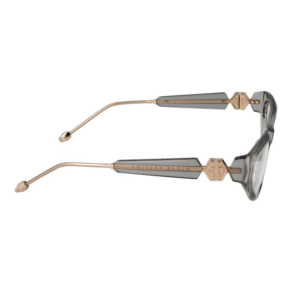 Philipp Plein Brille aus transparentem Zelluloseacetat