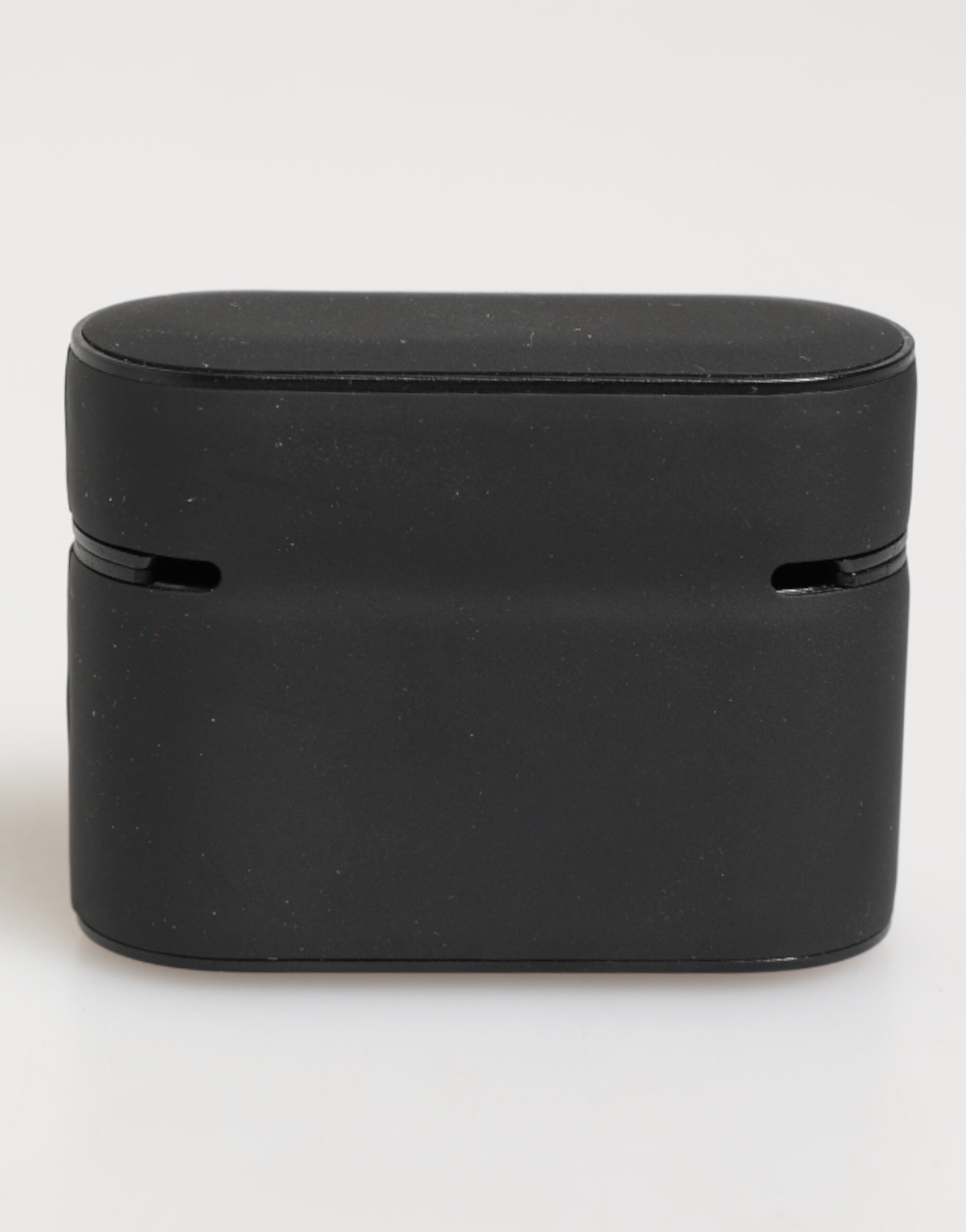 Dolce & Gabbana Zwarte Mint Rubberen Logo Reliëf Accessoire AirPods Hoesje