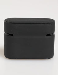 Dolce & Gabbana Zwarte Mint Rubberen Logo Reliëf Accessoire AirPods Hoesje