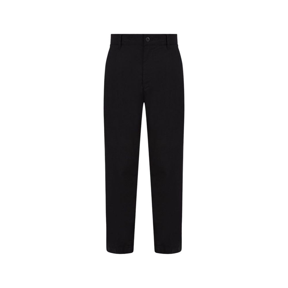 Calvin Klein Jeans Schwarze Chino-Hose aus recycelter Baumwolle