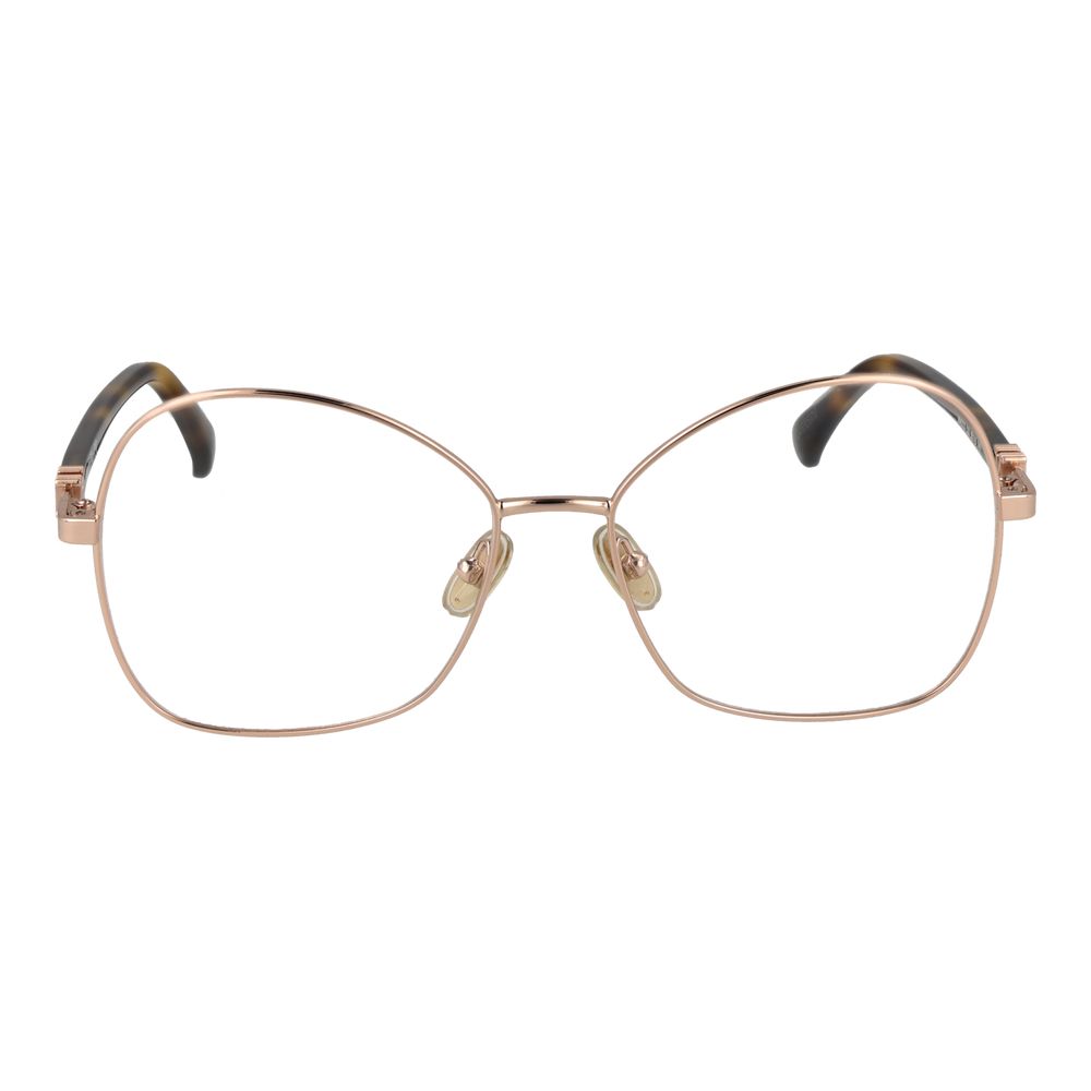 Max Mara Roségouden Metalen Bril (Montuur)