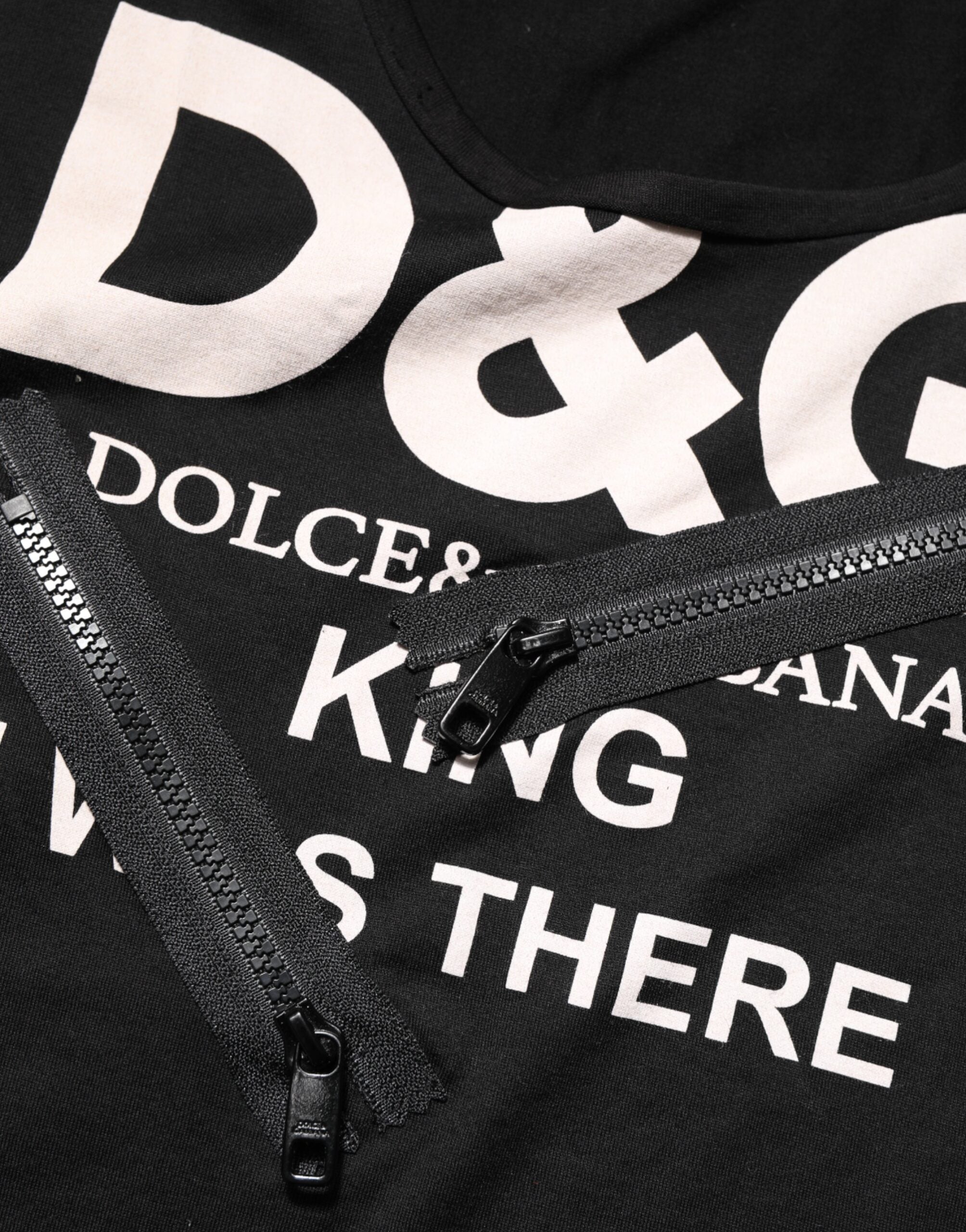 Dolce & Gabbana Schwarzes ärmelloses Tanktop aus Baumwolle mit DG-Logo für Herren