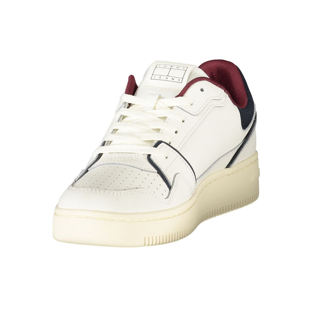 Tommy Hilfiger White Leather Men Sneaker