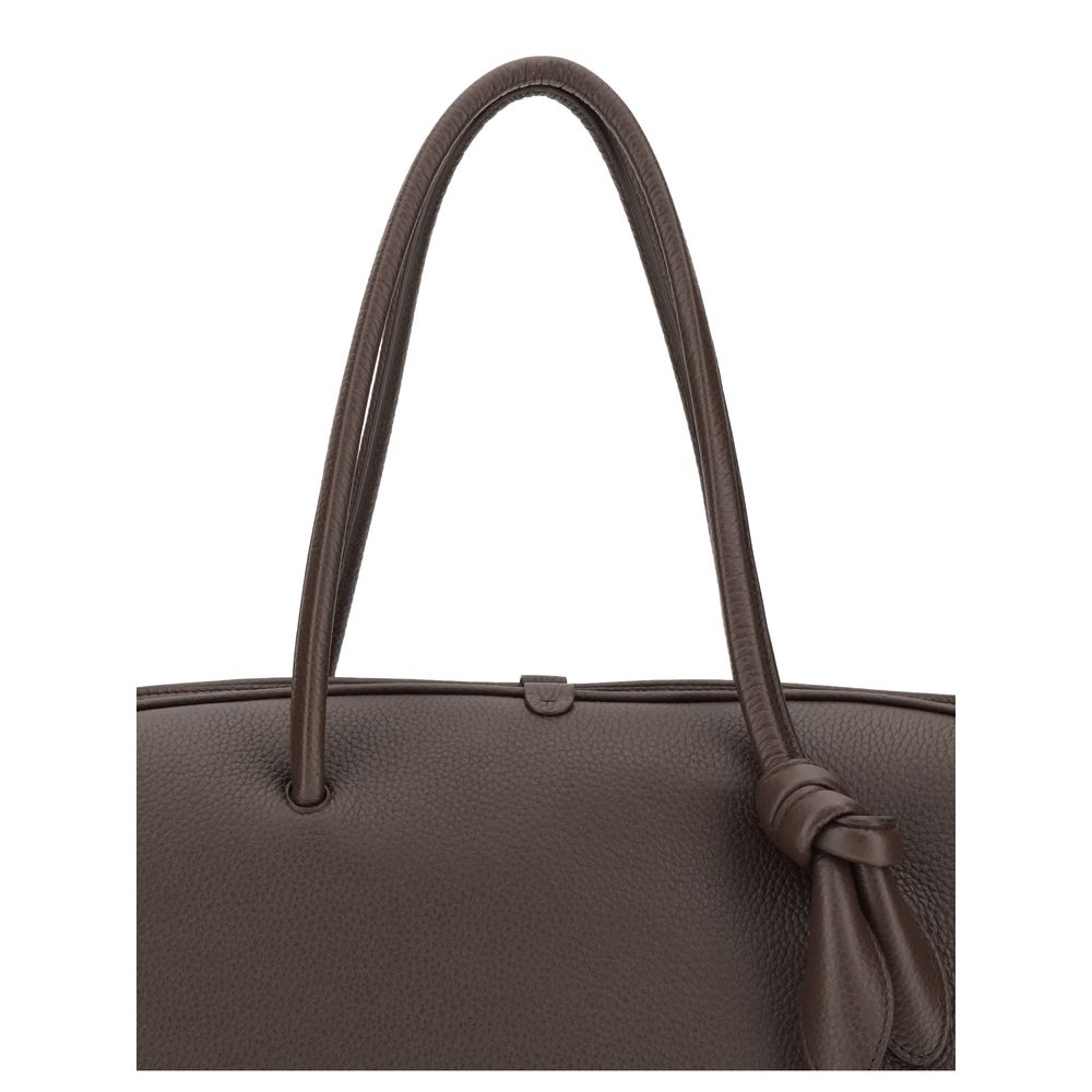Jacquemus Bruine Kalfsleren Bos Taurus Handtas
