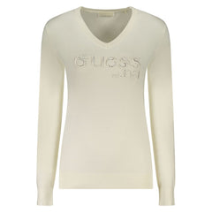 Guess Jeans White Viscose Women Sweater