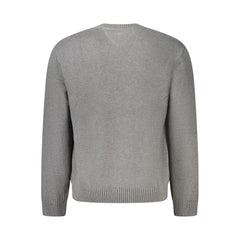 Tommy Hilfiger Gray Cotton Men Sweater