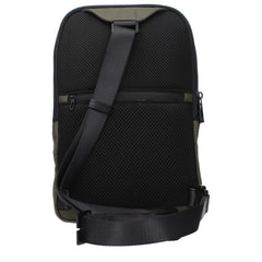 Piquadro Green Fabric Crossbody Bag