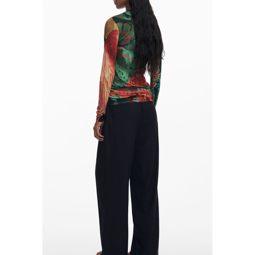 Desigual Groene Viscose Trui