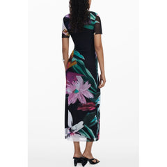 Desigual Black Polyester Women Dress