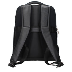 Piquadro Black Leather Backpack