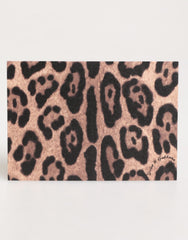Dolce & Gabbana Leopard-Print-Umschlag Kartenetui aus Papier in verschiedenen Farben