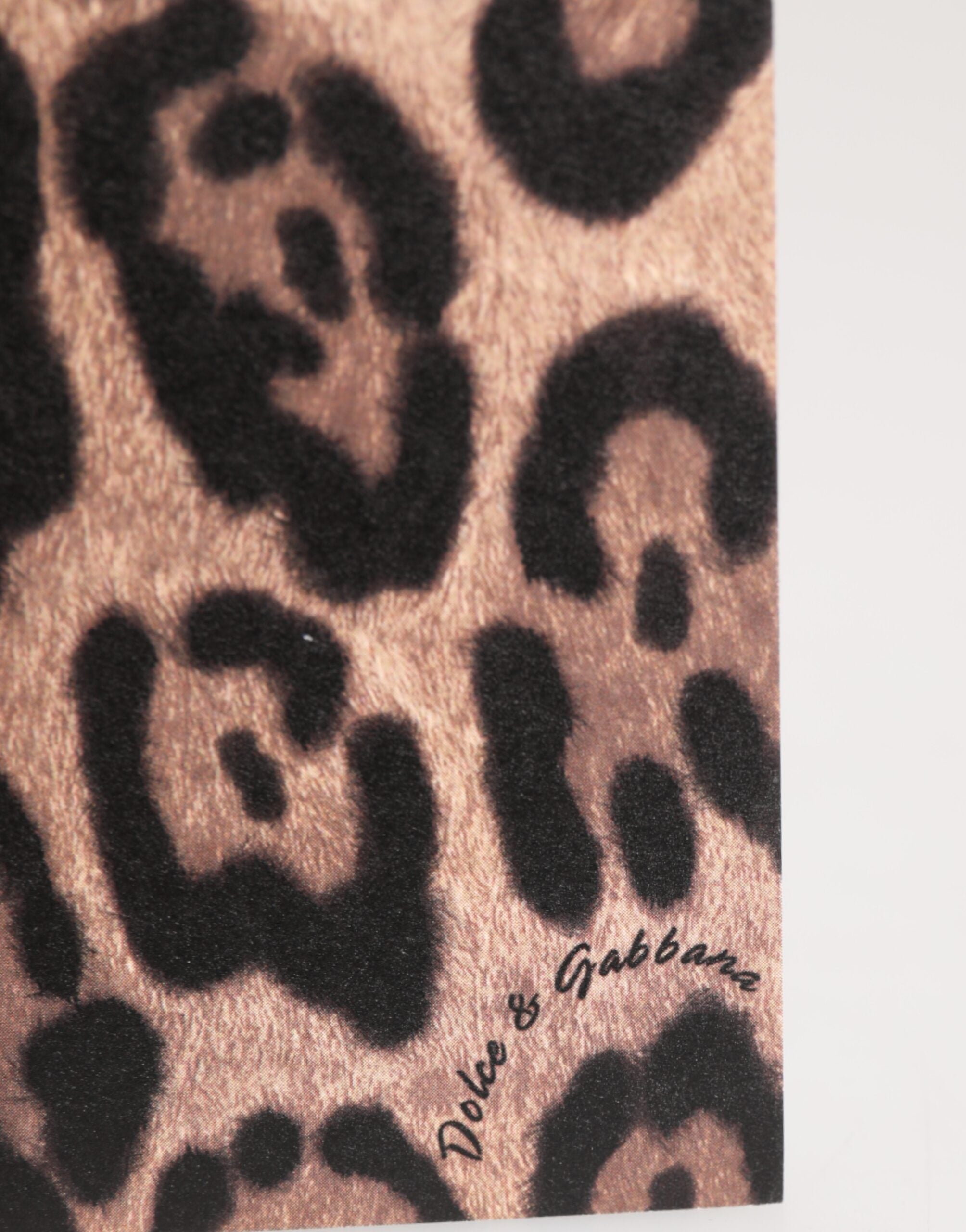 Dolce & Gabbana Leopard-Print-Umschlag Kartenetui aus Papier in verschiedenen Farben