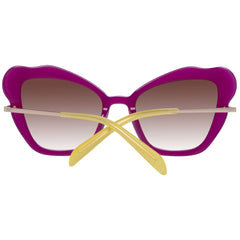 Emilio Pucci Sonnenbrille aus lilafarbenem Kunststoff