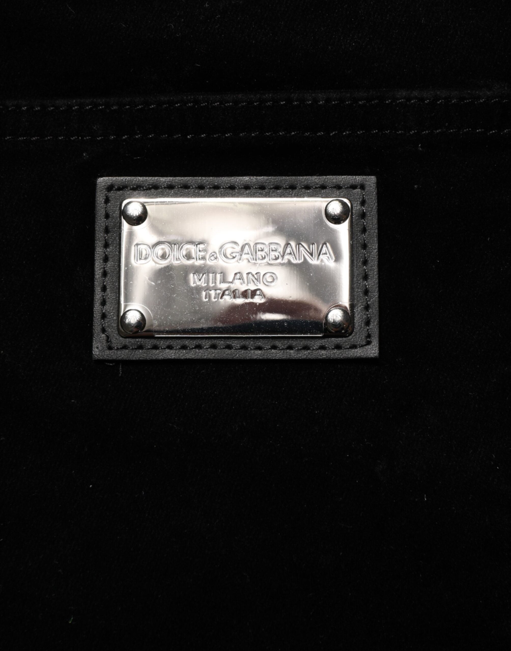 Dolce & Gabbana Schwarze Slim Fit Jeans aus Baumwolle