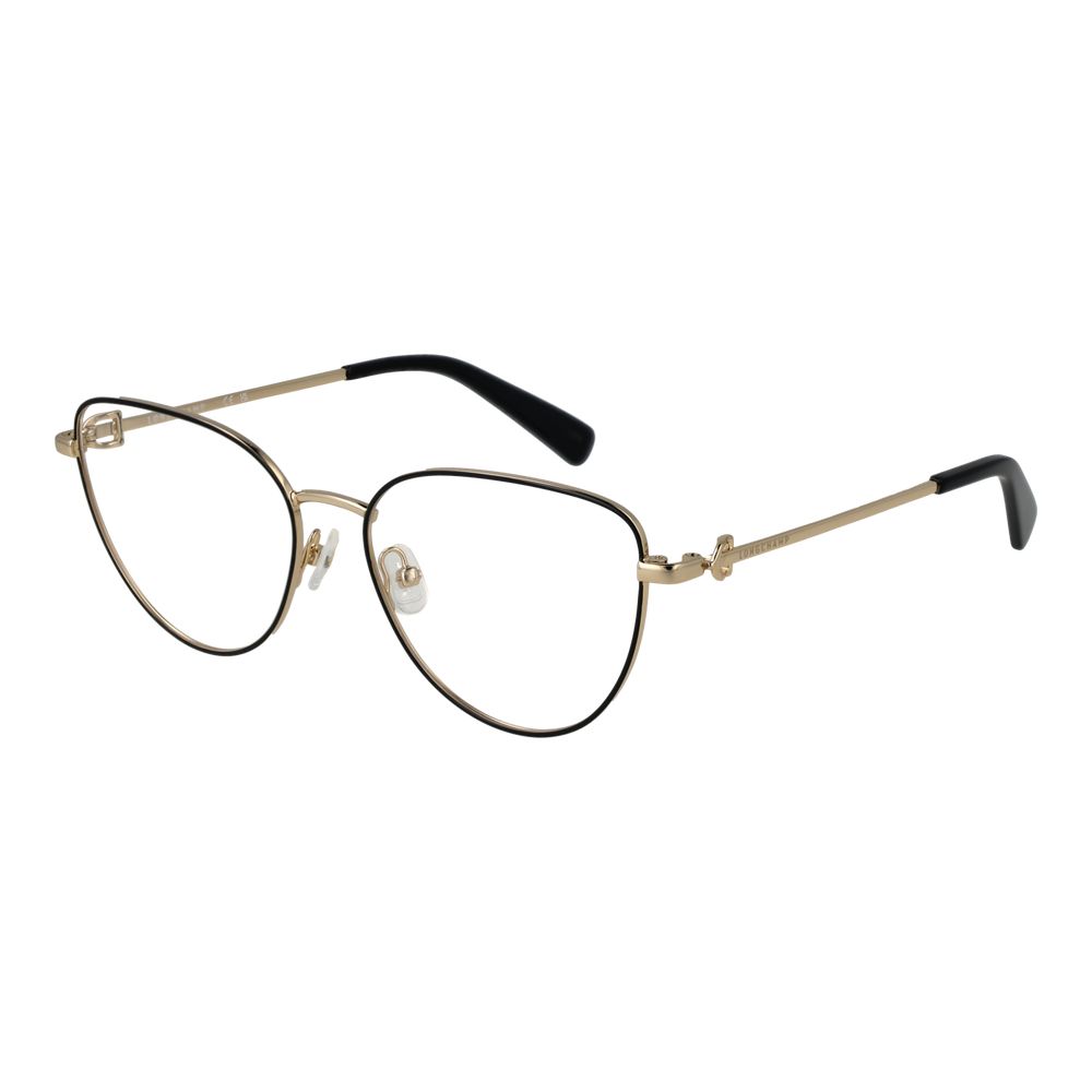 Longchamp Brille aus schwarzem Metall (Gestell)