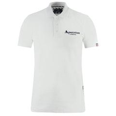 Aquascutum White Cotton Polo Shirt