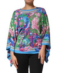 Dolce & Gabbana Tunikabluse mit mehrfarbigem Blumenmuster