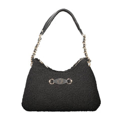 Guess Jeans Nero Polyester Dames Handtas